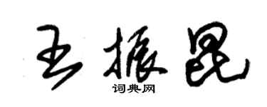 朱錫榮王振昆草書個性簽名怎么寫