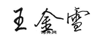駱恆光王金雪行書個性簽名怎么寫