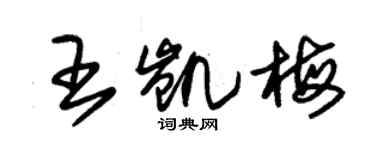 朱錫榮王凱梅草書個性簽名怎么寫