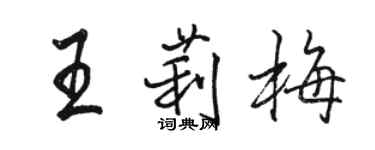 駱恆光王莉梅行書個性簽名怎么寫