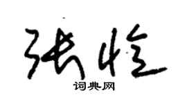 朱錫榮張憶草書個性簽名怎么寫