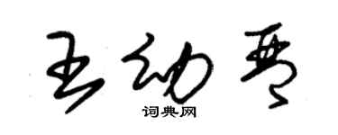 朱錫榮王幼琴草書個性簽名怎么寫