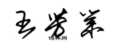 朱錫榮王芳業草書個性簽名怎么寫