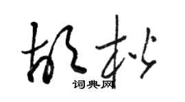 駱恆光胡楷草書個性簽名怎么寫