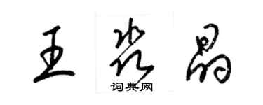 梁錦英王淼晶草書個性簽名怎么寫