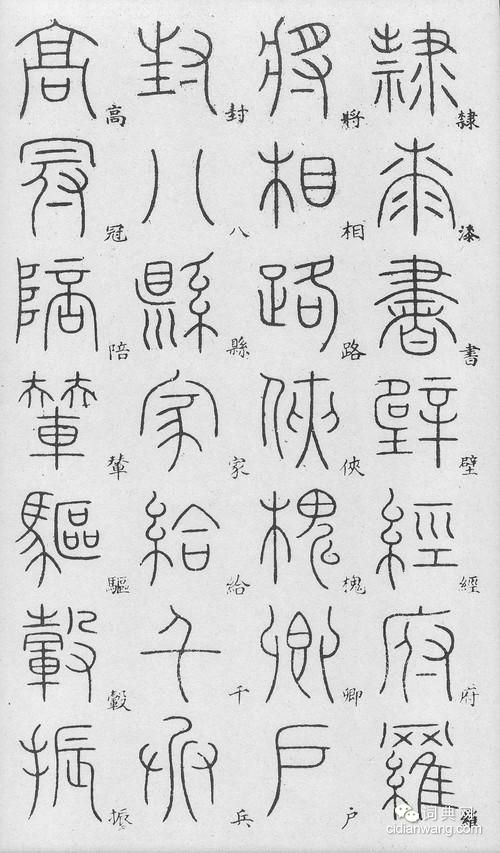 李陽冰篆書《千字文》