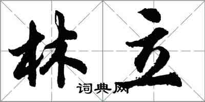 胡問遂林立行書怎么寫