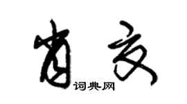 朱錫榮肖夏草書個性簽名怎么寫