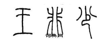 陳墨王非少篆書個性簽名怎么寫