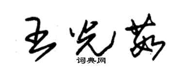 朱錫榮王光茹草書個性簽名怎么寫
