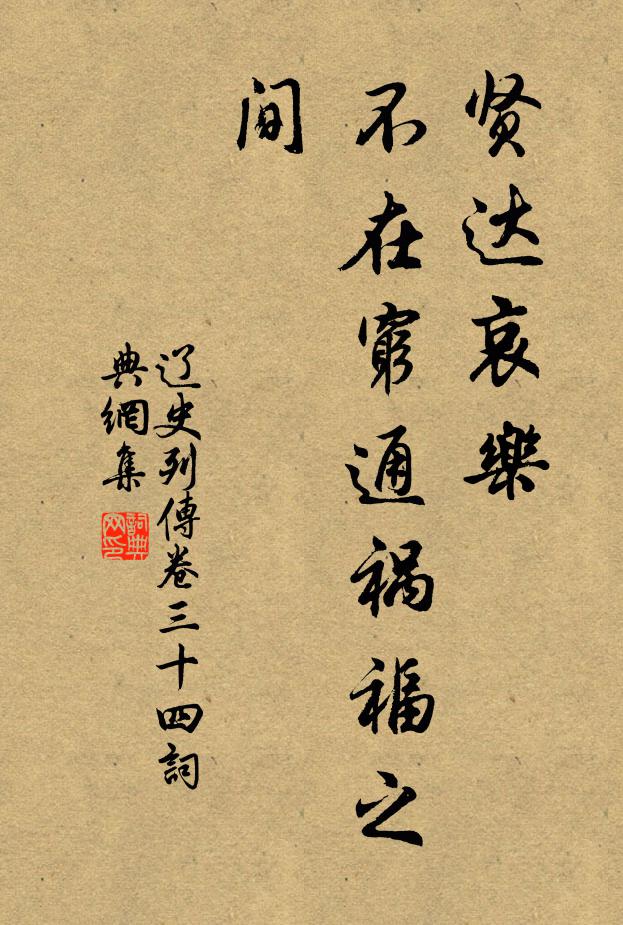 脫脫賢達哀樂,不在窮通禍福之間。書法作品欣賞