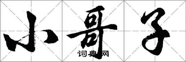 胡問遂小哥子行書怎么寫