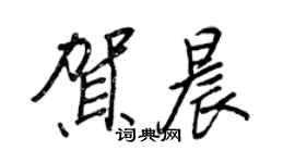 王正良賀晨行書個性簽名怎么寫