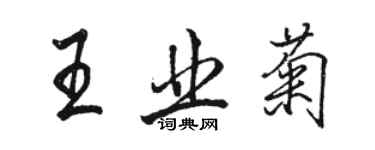 駱恆光王業菊行書個性簽名怎么寫