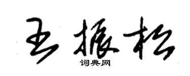朱錫榮王振松草書個性簽名怎么寫