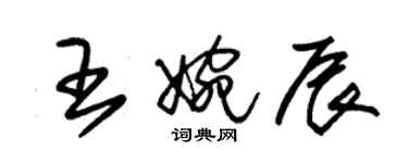 朱錫榮王婉辰草書個性簽名怎么寫