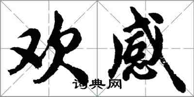 胡問遂歡感行書怎么寫