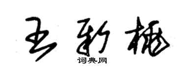 朱錫榮王新桃草書個性簽名怎么寫