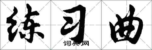 胡問遂練習曲行書怎么寫