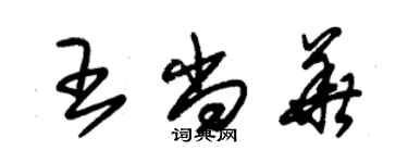 朱錫榮王尚華草書個性簽名怎么寫