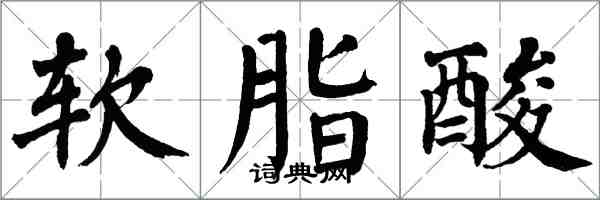 翁闓運軟脂酸楷書怎么寫