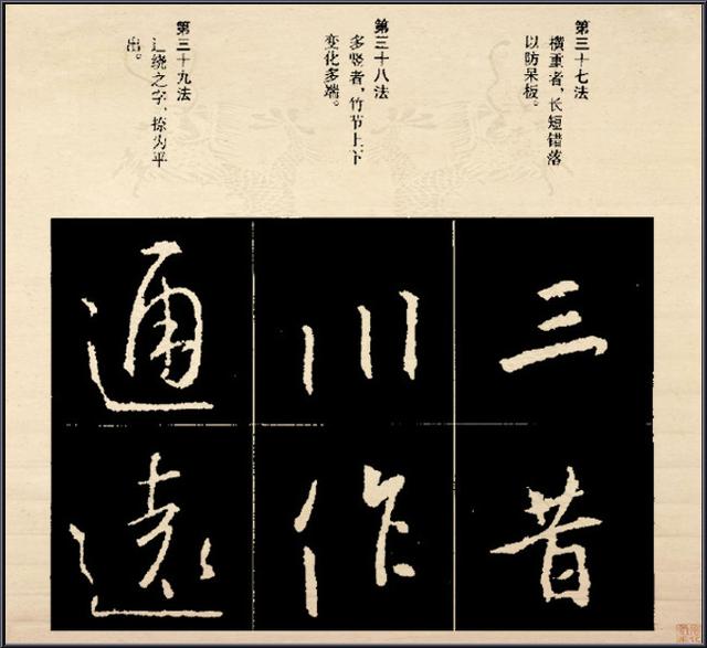 王羲之行書結構92法