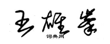 朱錫榮王雄峰草書個性簽名怎么寫