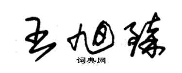 朱錫榮王旭臻草書個性簽名怎么寫