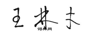 駱恆光王林才草書個性簽名怎么寫