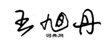 朱錫榮王旭丹草書個性簽名怎么寫