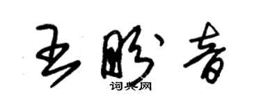 朱錫榮王盼音草書個性簽名怎么寫