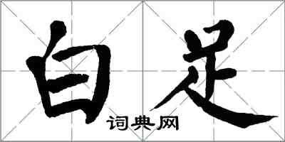 翁闓運白足楷書怎么寫