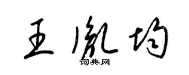 梁錦英王胤均草書個性簽名怎么寫