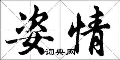 胡問遂姿情行書怎么寫