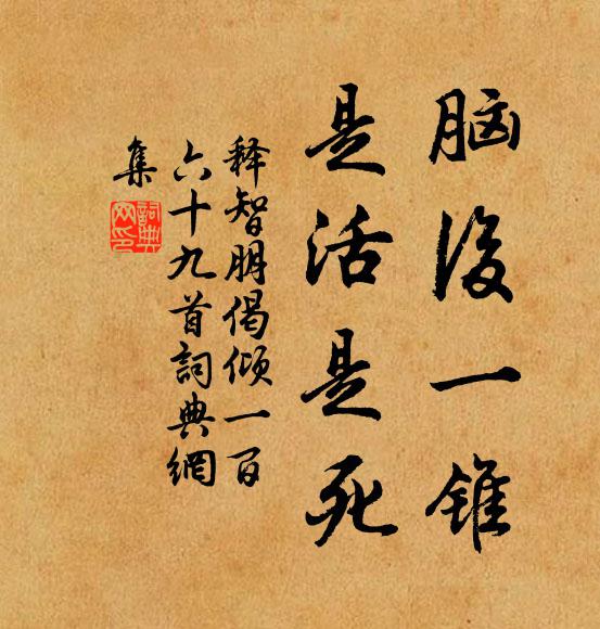 自審江湖槁項翁,浪將張邴並高風 詩詞名句