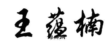 胡問遂王蘊楠行書個性簽名怎么寫