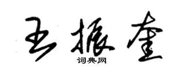 朱錫榮王振奎草書個性簽名怎么寫