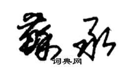 朱錫榮蘇承草書個性簽名怎么寫