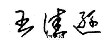 朱錫榮王佳遜草書個性簽名怎么寫
