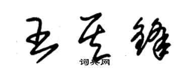 朱錫榮王其鋒草書個性簽名怎么寫