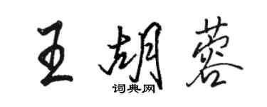 駱恆光王胡蓉行書個性簽名怎么寫