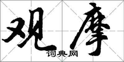 胡問遂觀摩行書怎么寫