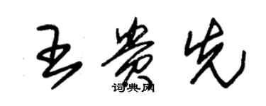 朱錫榮王貴先草書個性簽名怎么寫