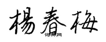 王正良楊春梅行書個性簽名怎么寫