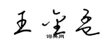 梁錦英王金孟草書個性簽名怎么寫