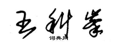 朱錫榮王科峰草書個性簽名怎么寫