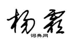 朱錫榮楊霜草書個性簽名怎么寫