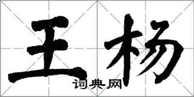 翁闓運王楊楷書怎么寫
