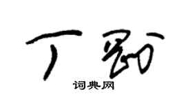 朱錫榮丁剛草書個性簽名怎么寫