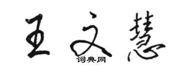 駱恆光王文慧行書個性簽名怎么寫